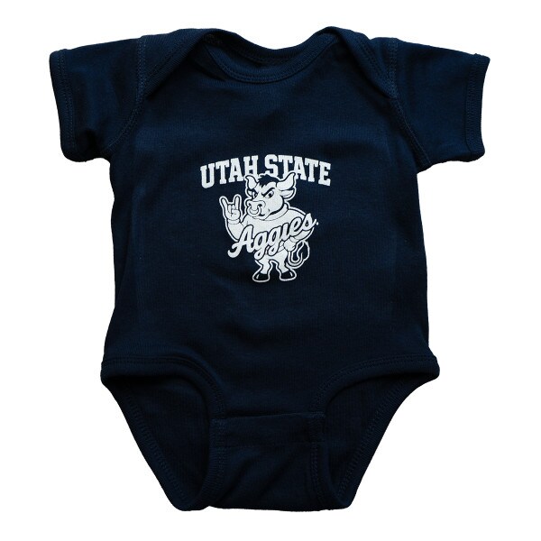 Infant Official 25-26 Aggie Gameday Onesie navy blue